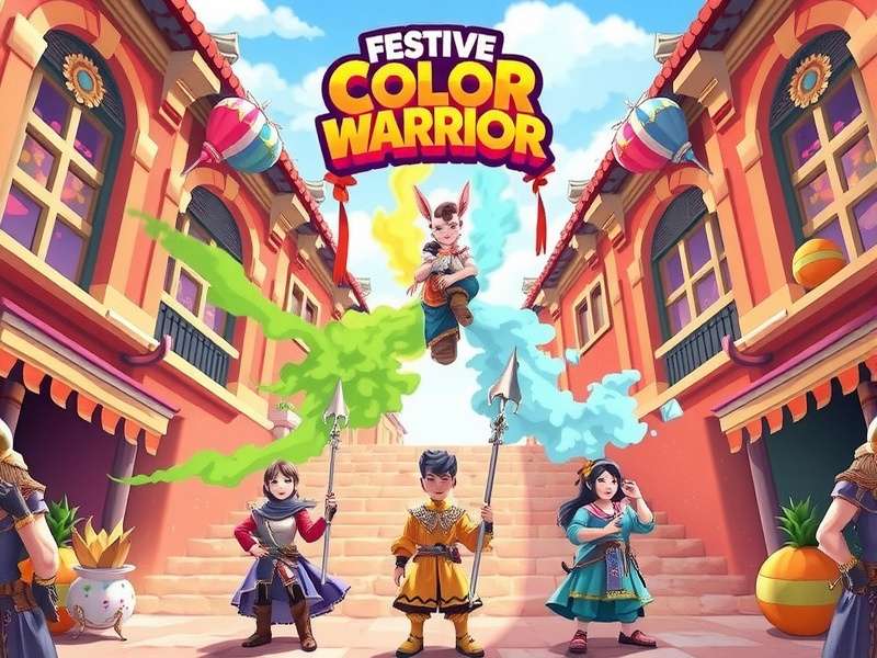 Festive Color Warrior Gameplay Mechanics
